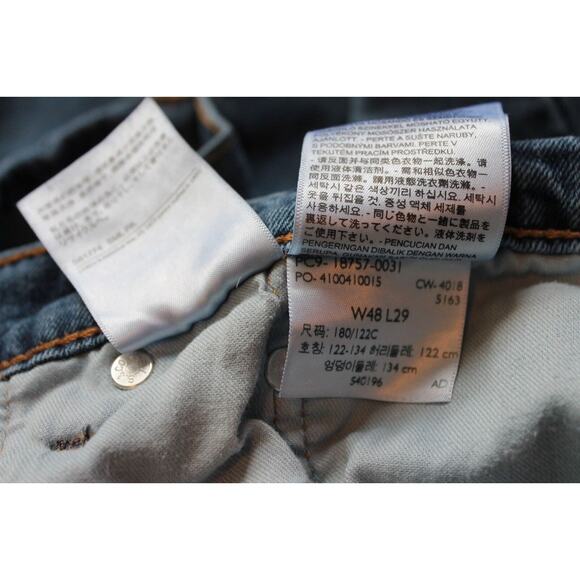 Levi's 541 Jeans Mens 48x29 Blue Athletic Taper Flex Stretch Medium Wash Denim - Picture 2 of 5